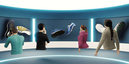 Avatars in Metaverse Online Store Merchandising in Metaverse via VR Cameras, The Sandboxes and...