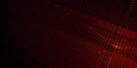 laser line multi color grid glow 3d illustration red and blueの写真素材