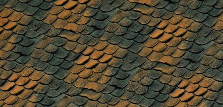 fish scale background Animal skin texture snake scale skin natural leather pattern background 3D...