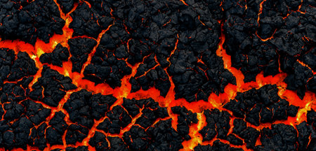 hot magma lava surface red lava