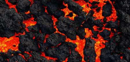 hot magma lava surface red lava