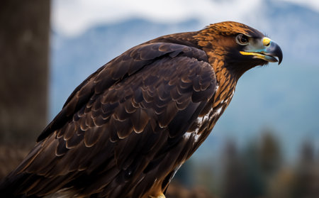 eagle close up photo of bird poultry