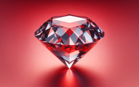 Diamond, glitter, sparkle, black background and bokehの写真素材