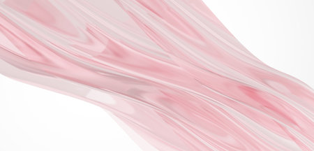 Clear acrylic background many colors 3D illustrationsの写真素材