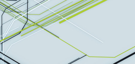 Technology line background light lines modern pattern 3D illustrationの写真素材