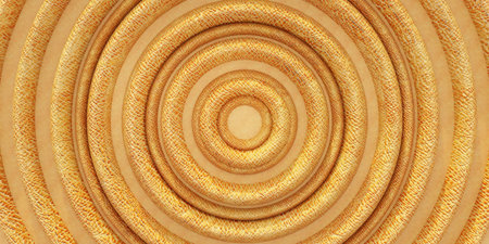 Abstract 3D circular layer background with elegant style. future technology concept. Circular...