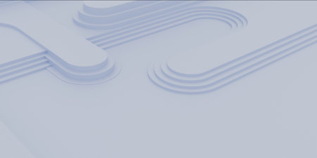 Pastel abstract background. Layered. Light geometric background. Abstract 3D illustration.