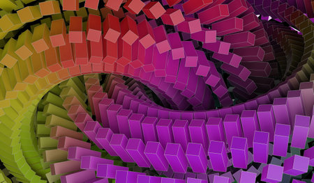 Rainbow Infinity Symbol, Rainbow, Infinite Icon, Symbol or Logo, Rainbow Gradient, 3D Illustration, Eternal Circleの写真素材