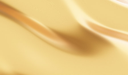 Gold sheet Shiny fabric texture background, fabric linesgold, 3D illustrationの写真素材