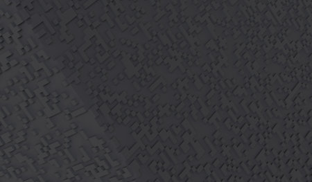Pixel Background,Square Bar,Abstract,Cube 3D Rendering