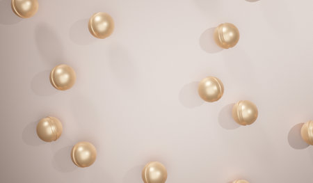 Abstract geometric background, 3D illustrationの写真素材