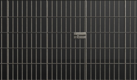 Cage, Iron Cage, Prison, 3D Illustration