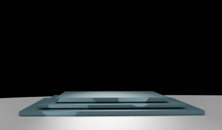 Podium for product display, 3D illustrationの写真素材