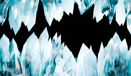 Crystal Glass, Glass, Gems, Diamonds, Background, 3D Illustrationの写真素材