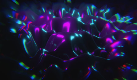 Abstract, rough, bumpy, backdrop, 3D illustration