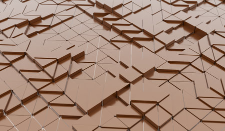 design, background abstract, triangle, technology background, colorful, shape, 3d illustrationの写真素材