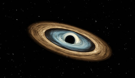 Black hole, universe, gravity, universe, background, 3D illustration