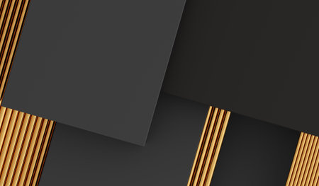 Abstract background, wallpaper, simple, elegant, 3D illustrationの写真素材