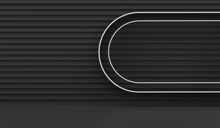 black, dark wooden lattice, 3D illustrationの写真素材