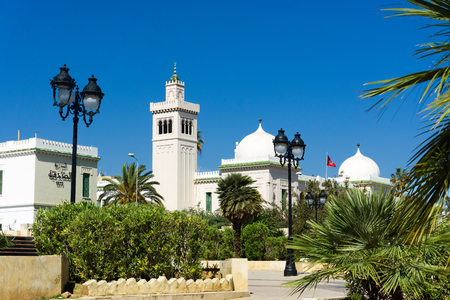 Government building in Kasbah Square in the medina of Tunis, Tunisia.の写真素材