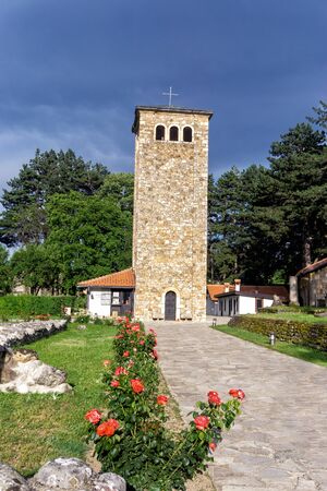 Inside view of the Patriachte of Pec Monastery in the Dukagini valley close to Pec in Kosovo
