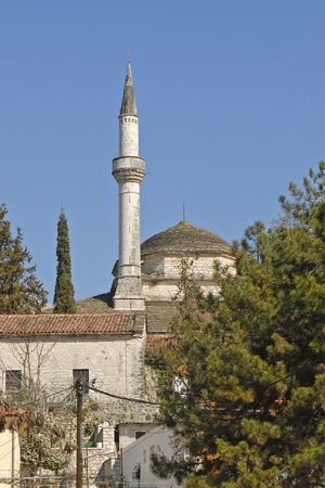 minare of the mosqueの写真素材