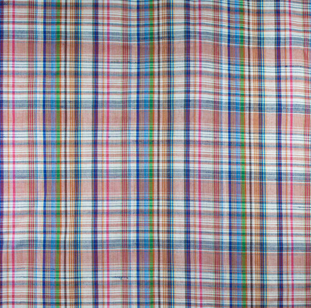 Texture of cotton fabric blanket の写真素材