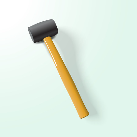 Rubber Mallet a tool for workのイラスト素材