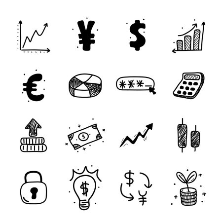 icon vector illustration Growing money. finance, savings, profit concept, Investment. flyer, poster, banner, advertising.のイラスト素材