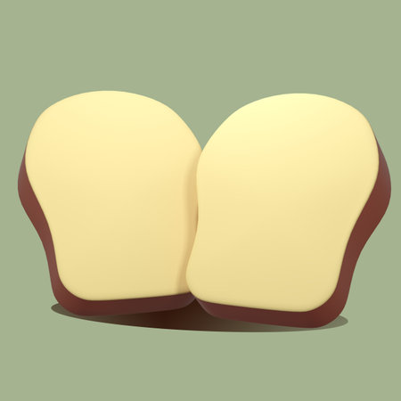 3d bakery illustration. Cute bakery image , dessert, water ,drink, 3d render.の写真素材