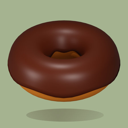 3d bakery illustration. Cute bakery image , dessert, water ,drink, 3d render.の写真素材
