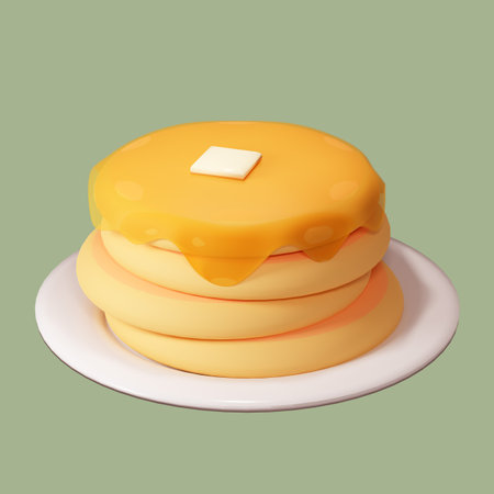 3d bakery illustration. Cute bakery image , dessert, water ,drink, 3d render.の写真素材