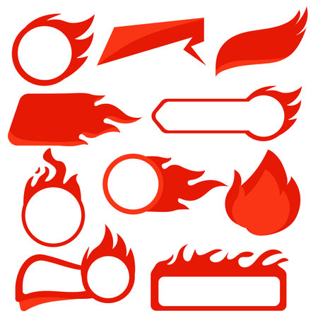 Set vector empty colorful speech bubbles for chat messages, message boxes, balloons, labels, price tags, stickers, posters, badges. Speech signs, communication frames.のイラスト素材