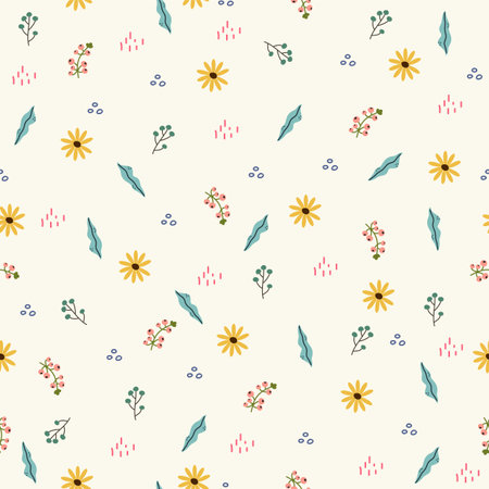 seamless floral pattern. background of small flowers. Small flowers scattered over a 
background....