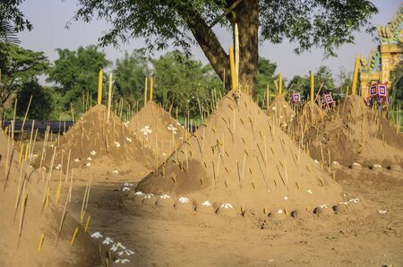 Sand pagodaの写真素材