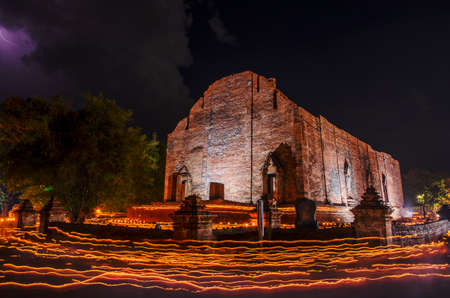 light of templeの写真素材