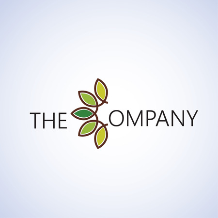 tree logo ideas design vector illustration on backgroundのイラスト素材