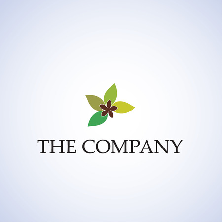 leaf ideas design vector illustration on backgroundのイラスト素材