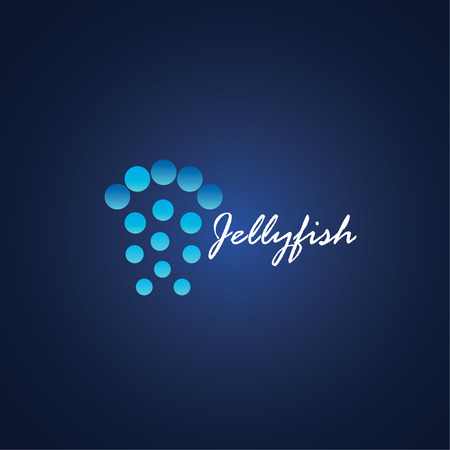 jellyfish ideas design vector illustration on backgroundのイラスト素材