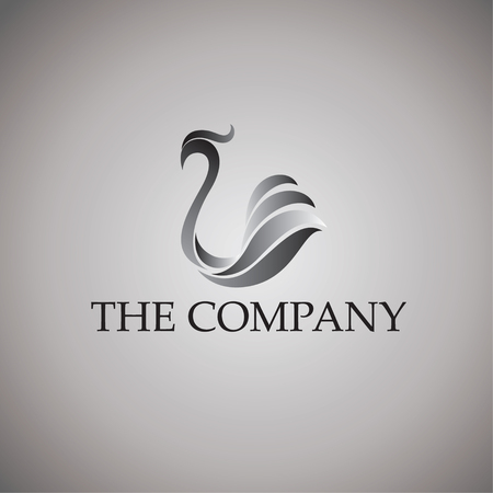 swans  ideas design vector illustration on backgroundのイラスト素材