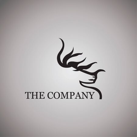 deer logodesign, signs, symbols, logo, icon, ideas, creative, illustration, animals, wildlife, wildのイラスト素材