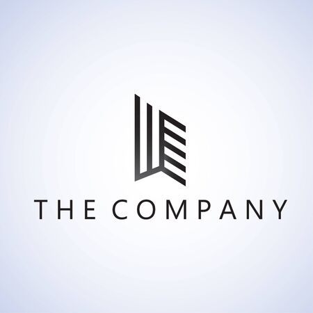 building  logo ideas design vector illustration on backgroundのイラスト素材