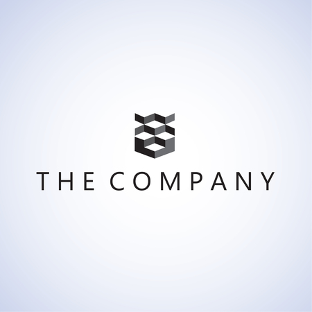 Building  logo ideas design vector illustration on backgroundのイラスト素材