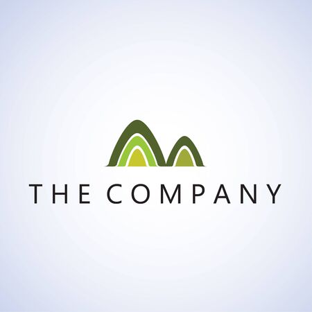 mountain  logo ideas design vector illustration on backgroundのイラスト素材