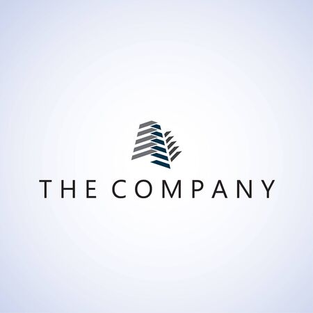 building logo  ideas design vector illustration on backgroundのイラスト素材