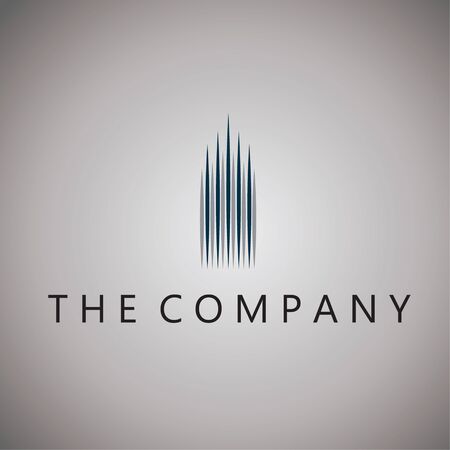 building logo  ideas design vector illustration on backgroundのイラスト素材