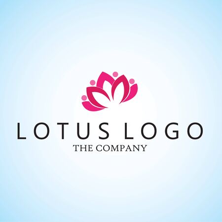 lotus  ideas design vector illustration on backgroundのイラスト素材