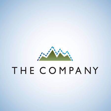 mountain  ideas design vector illustration on backgroundのイラスト素材