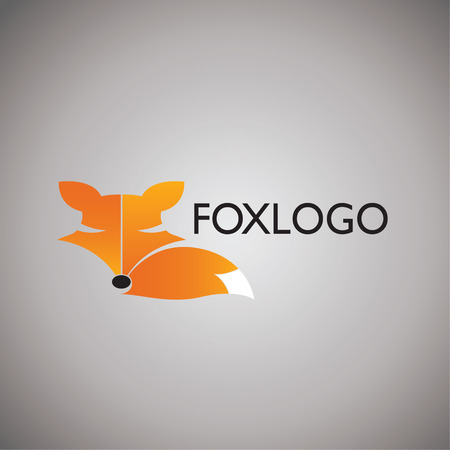 fox  ideas design vector illustration on backgroundのイラスト素材