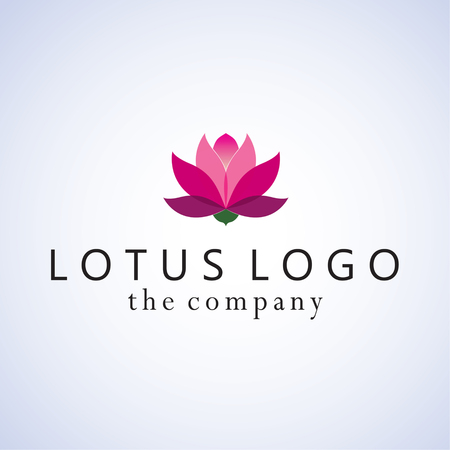 lotus ideas design vector illustration on backgroundのイラスト素材